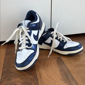 Nike Dunk Blue and White Sneakers